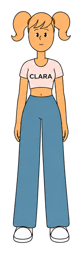Clara, personagem do Instituto Rumo